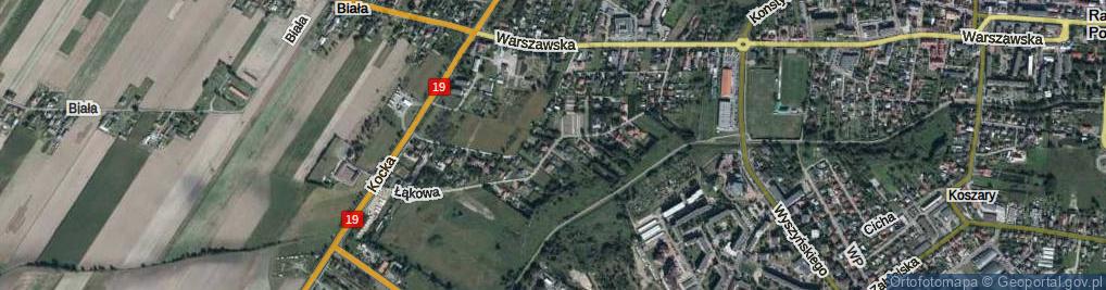 Zdjęcie satelitarne Łąkowa ul.